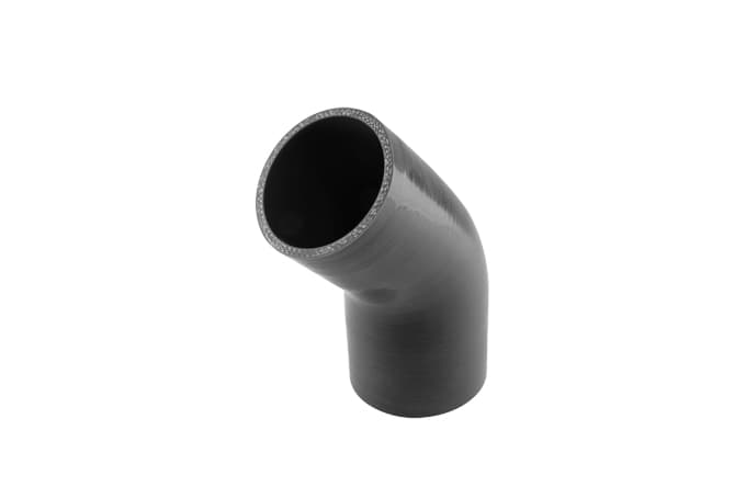 Silicon 45 Degree Reducer - Elbow 2.75"-3.00" (Black)
