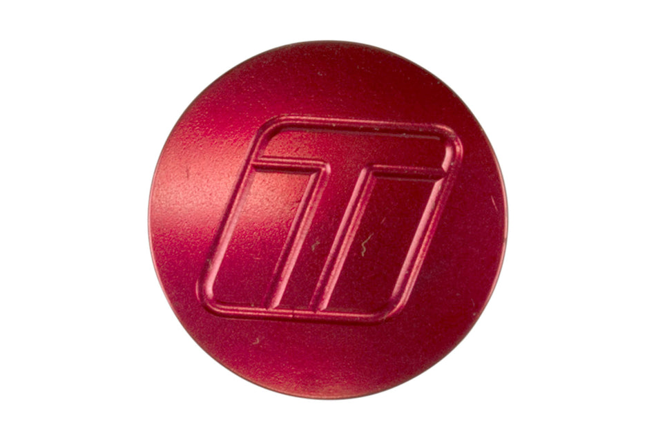 Oil Cap Insert - Blank - Red