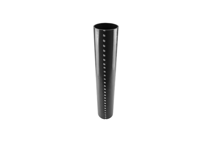 Straight Hose 4.00" x 610mm (Black)
