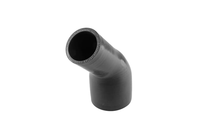 Silicon 45 Degree Reducer - Elbow 2.00"-3.00" (Black)